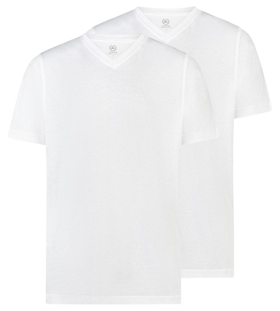 LERROS Doppelpack T-Shirt, V-Neck in Premium Produktbild 