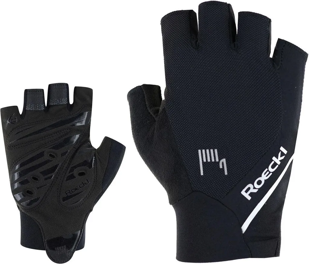 Gants Roeckl Ivoire 2 noir 9 pour le dressage et le saut d'obstacles