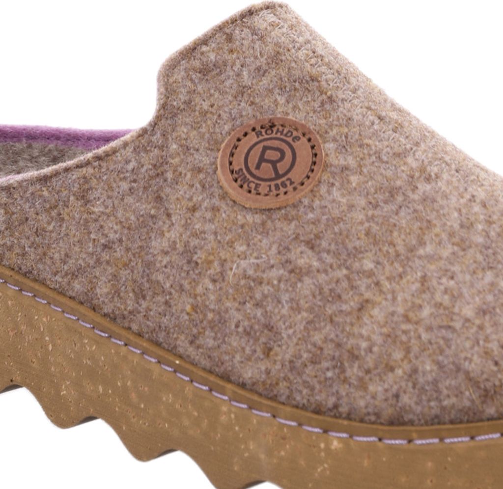 Rohde Ciabatta Da Donna Plateau Con Motivo Leopardo E Zebra Foggia-D