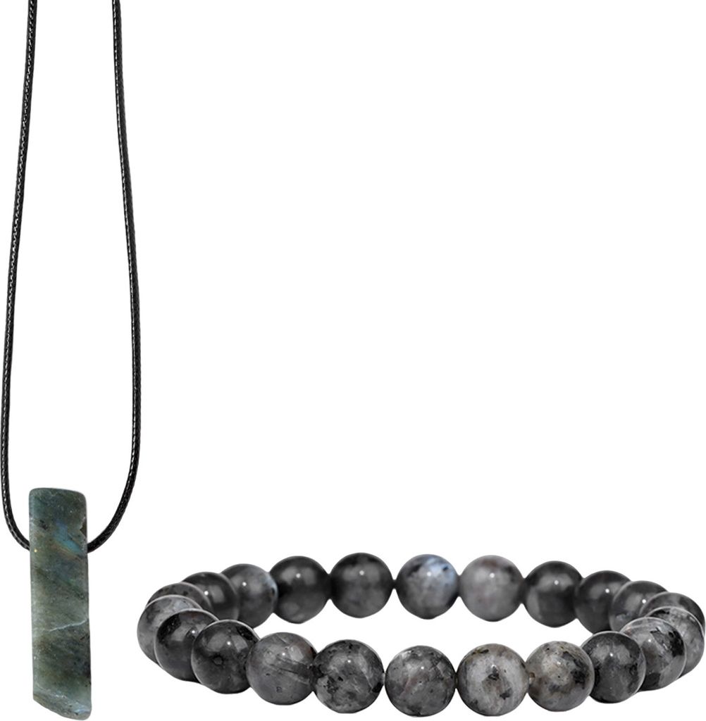 1 Set Heilende Halskette Armband Set Kunstkristall Glatte leichte Perlen Erhöhen Positivität Elastisches Band Uni Hals- und Handgelenkdekoration ...