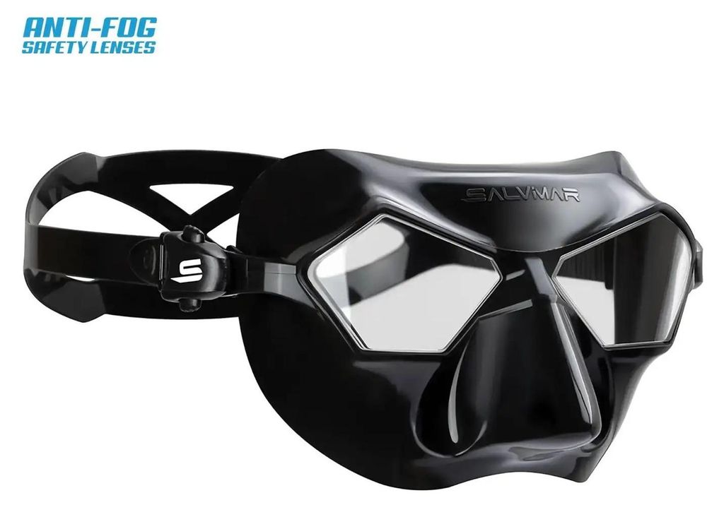 Salvimar Incredibile Freitauchmaske Schwarz Schwarz One Size