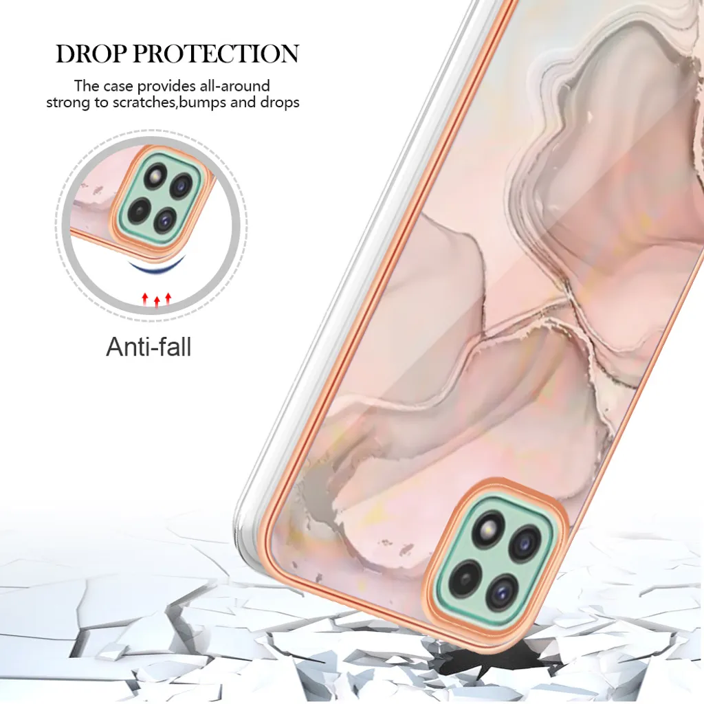 Cover Samsung A22 5G Antiurto TPU - Silicone Rinforzato Crème - 5