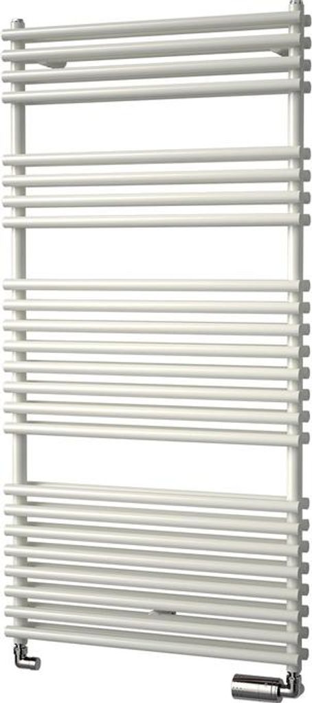 Rohrförmige Badezimmerarmatur Isan Ikaria DOUBLE 732/600 MINI WHITE DIKD0732060