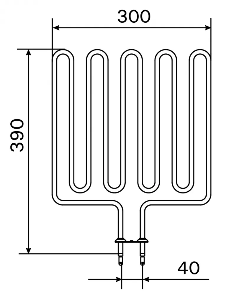 Résistance Harvia ZSK-680 pour poêle de sauna Harvia - Pièce d'origine