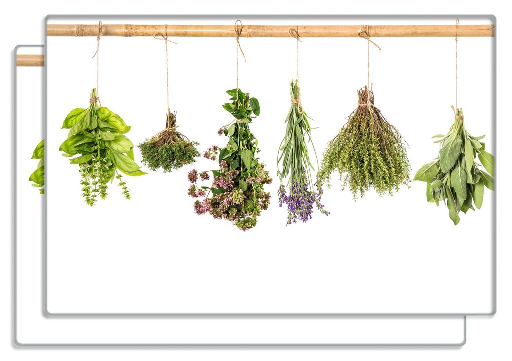 Wallario Frühstücksbrettchen 2er Set aus Glas, je 20 x 30 Produktbild 