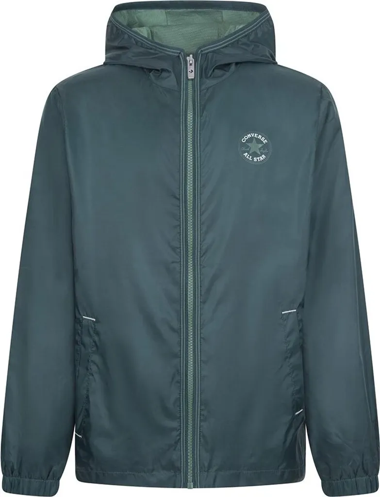 Blouson Léger Converse pour Enfant Vert Taille 13-15 Ans Coupe Confort