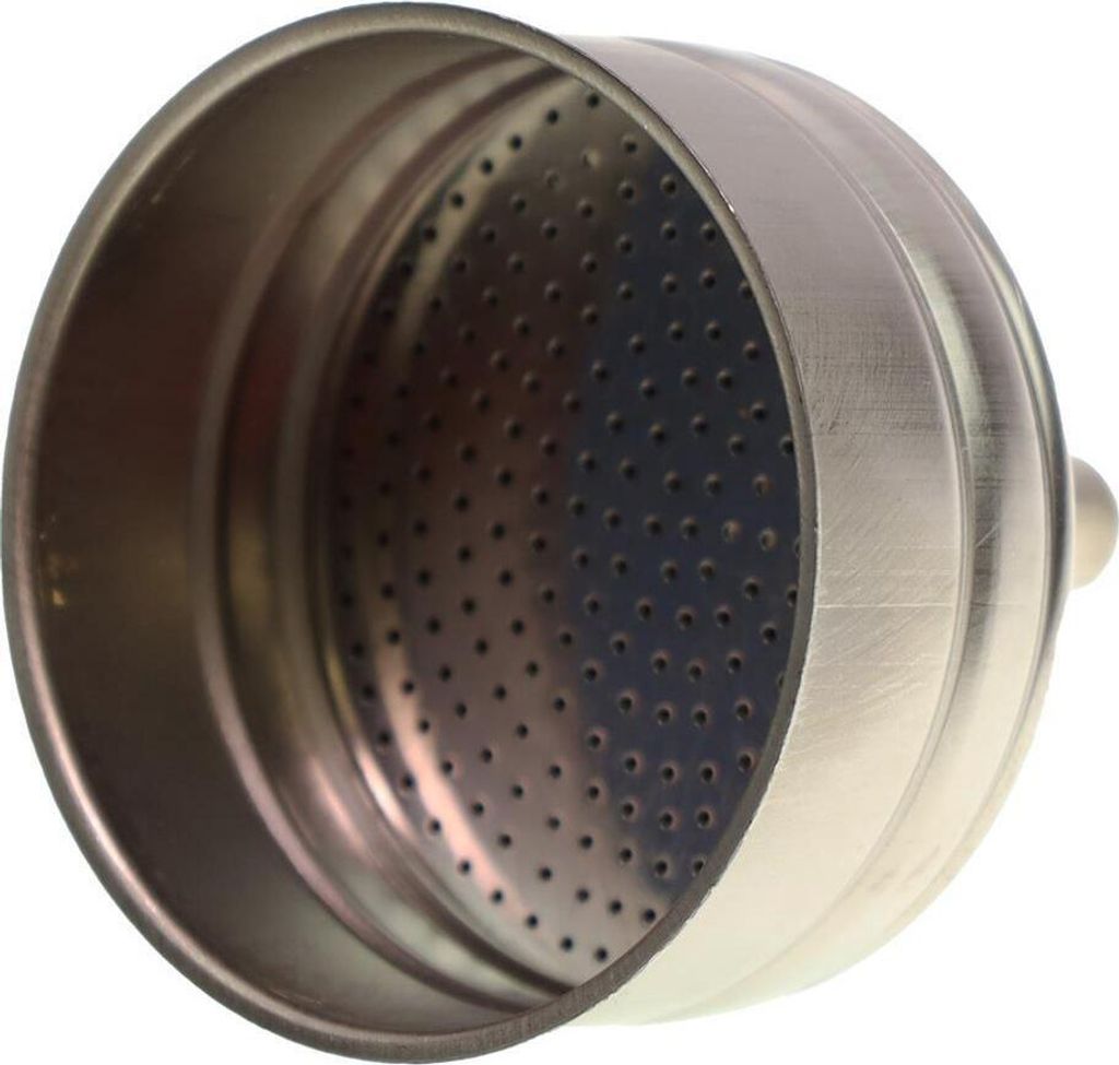 Bialetti Trichter, für Edelstahl Espressokocher 6 Tassen, Kaffeetrichter, Ersatzteil, Ersatz, Edelstahl, 800513