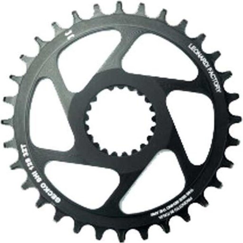 Leonardi Racing Gecko Shimano 12s Dm Kettenblatt Schwarz 36t Schwarz 36t