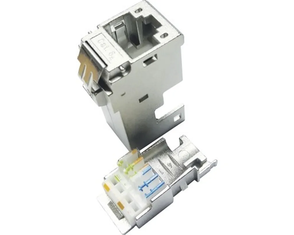 Module RJ45 pour coffret de communication Hager VU603NWH CAT 6a E-Dat - 3