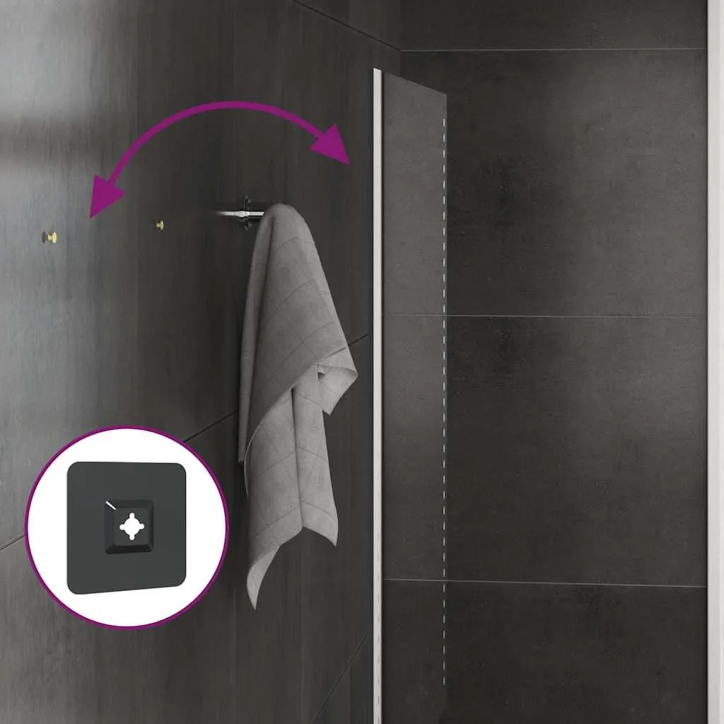 Specchio da bagno a LED 60x30 cm - 4