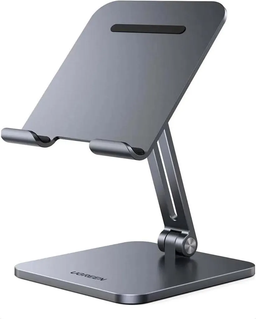 UGREEN 40393 Support de Tablette Pliable et Multi-angle en Aluminium Gris