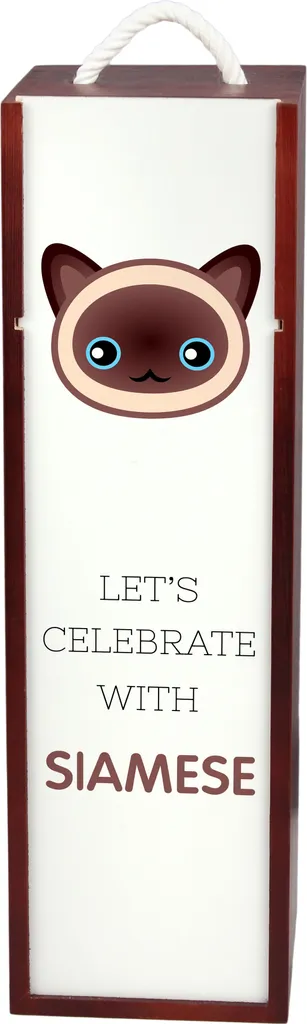 Siam - Cassa di vino con grafica e scritta del marchio Art-Dog