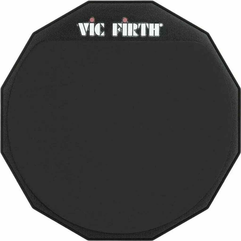 Pad d'entraînement Vic Firth PAD6D Noir 6 pouces à deux types de rebond