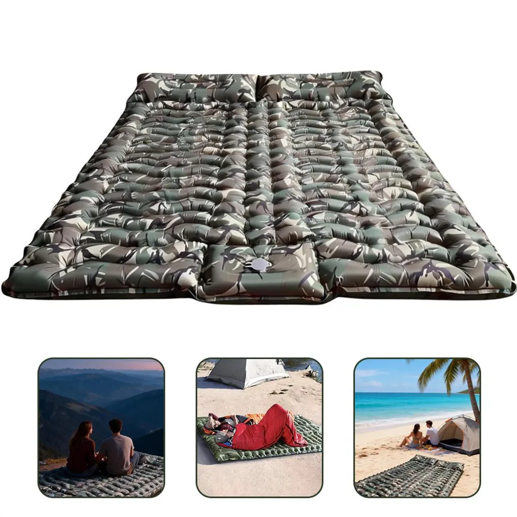 Matelas de camping fini le mal de dos : confort gonflable deux places