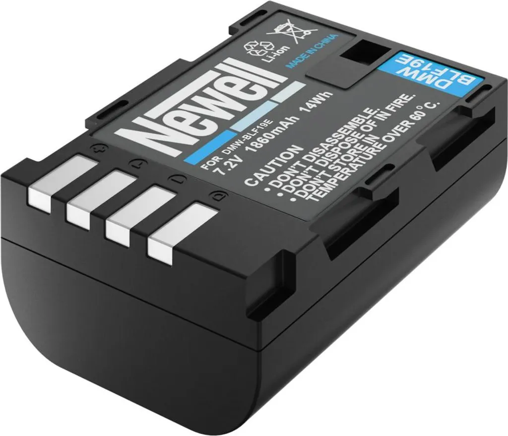 Batterie Newell DMW-BLF19E pour Panasonic Lumix GH3 GH4 GH5 et GH5S