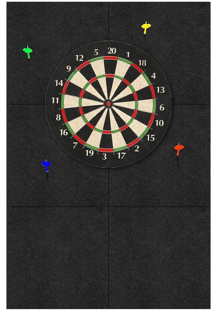 Dartbord Wandbescherming met Zelfklevend Vilt Productafbeelding 