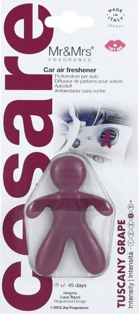 Mr&Mrs Fragrance Cesare Car Air Freshener Tuscany Grape