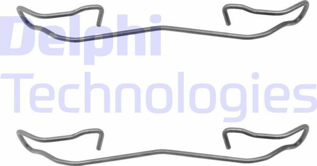 DELPHI LX0167 Zubehörsatz Scheibenbremsbelag für FORD Focus Produktbild 