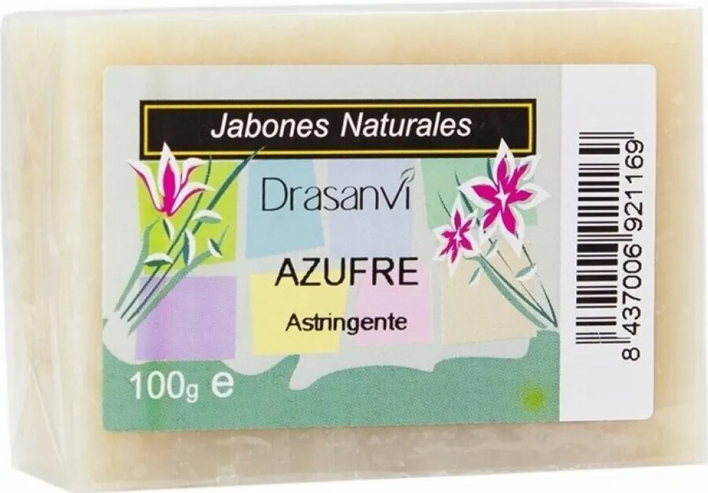 Sapone allo Zolfo Drasanvi 100g: Detergente Purificante Viso e Corpo