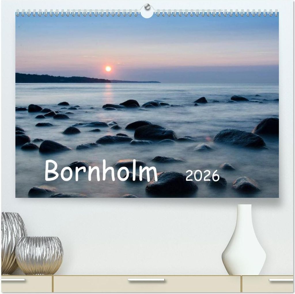 Bornholm (hochwertiger Premium Wandkalender 2026 DIN A2 quer), Kunstdruck in Hochglanz