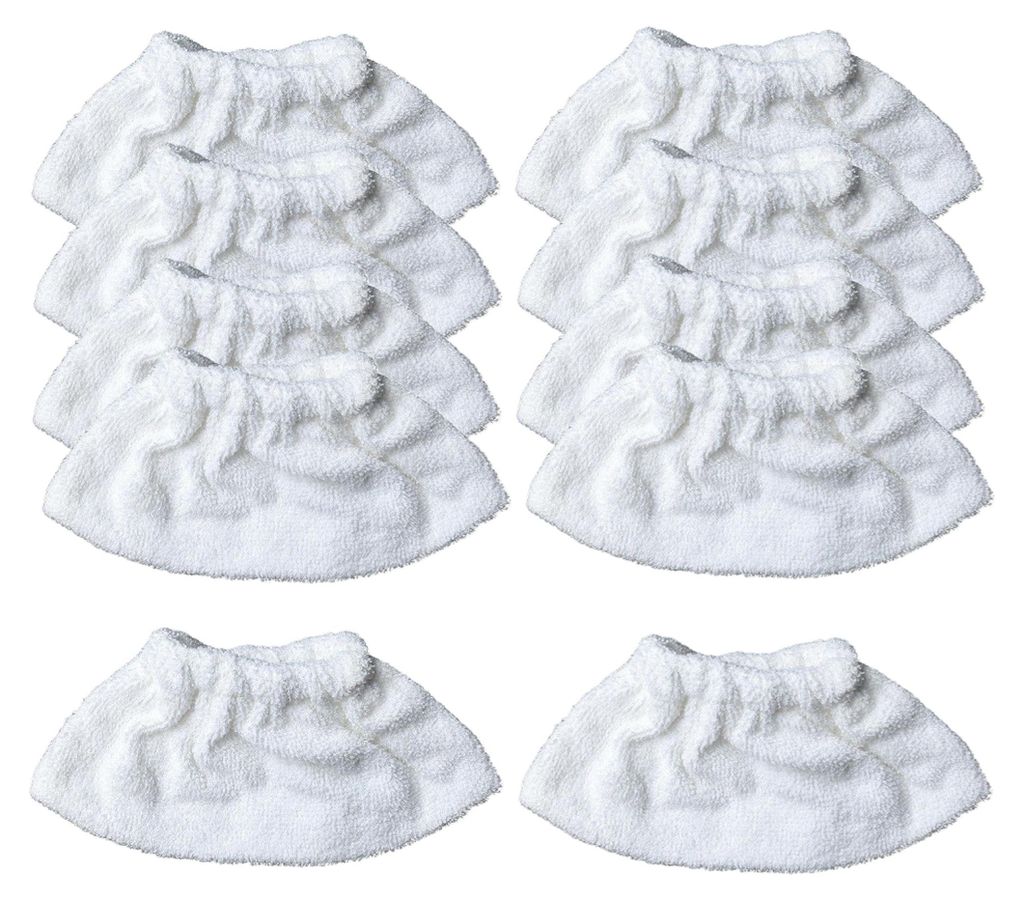 10x Tissu de recouvrement pour nettoyeurs à vapeur Karcher Image du produit 