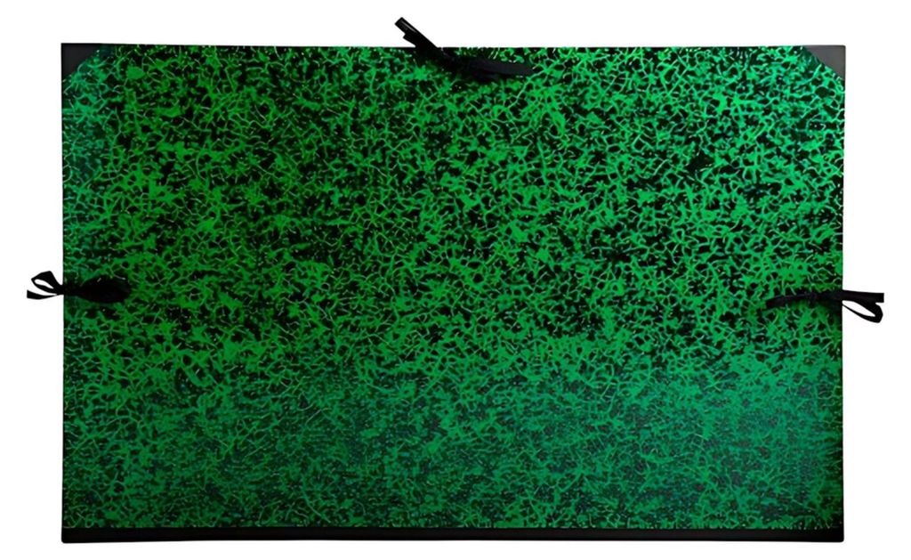 Zeichenmappe Annonay 80x120 mit Bändern grün Produktbild 