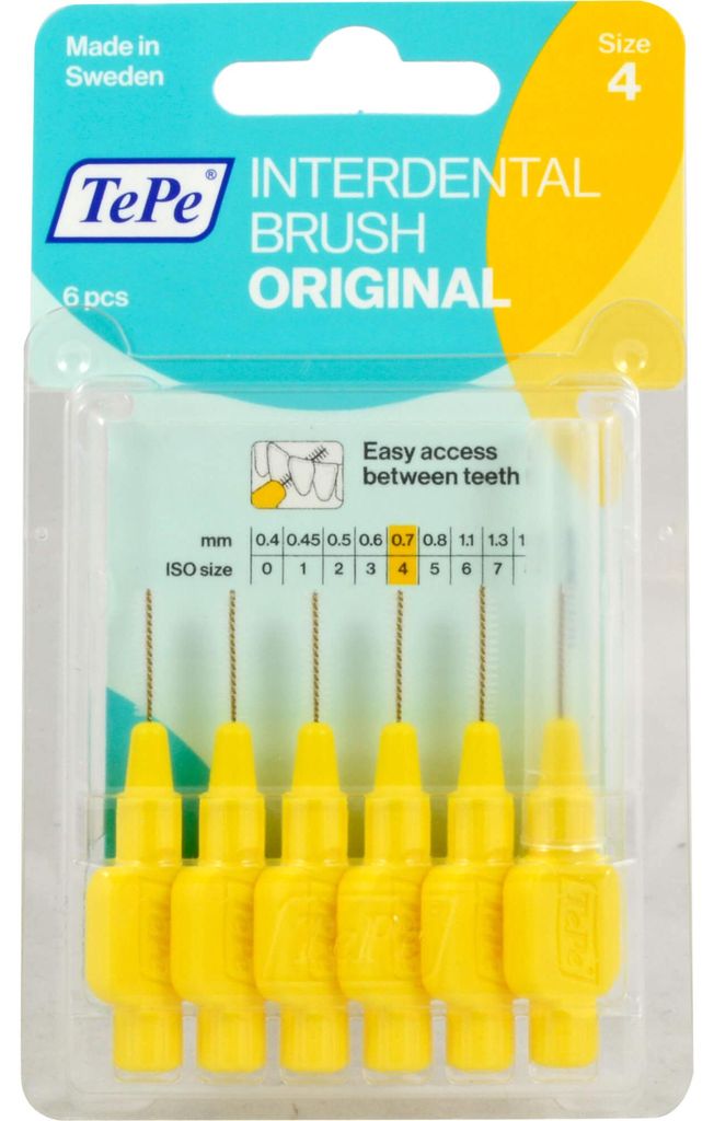 TePe ID Bürste Gelb 0,7mm, 5 St. Interdentalbürsten Produktbild 