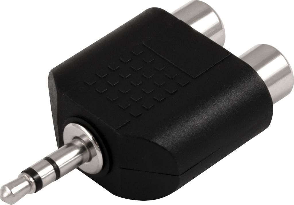 Goobay Cinch-Adapter. AUX-Buchse 3,5 mm Stecker auf 2 Produktbild 3