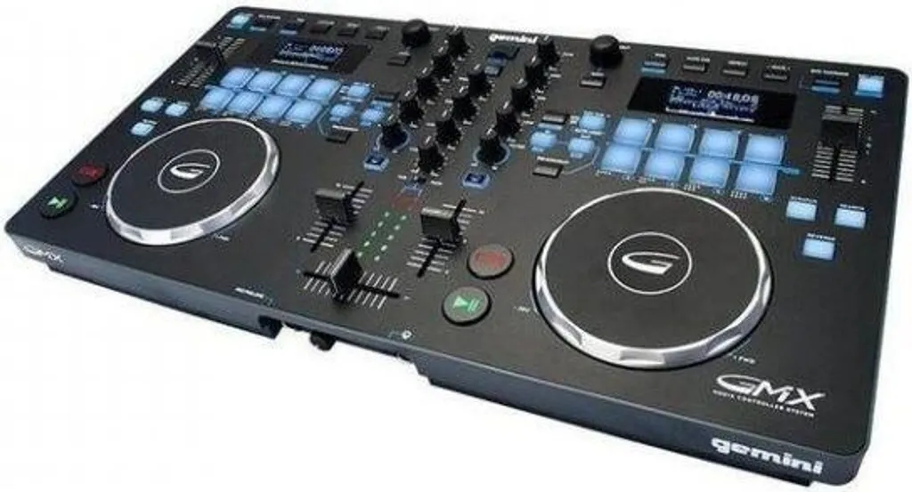 Console de Mixage Gemini GMX pour Soirées et Événements avec Entrée DC 2 A