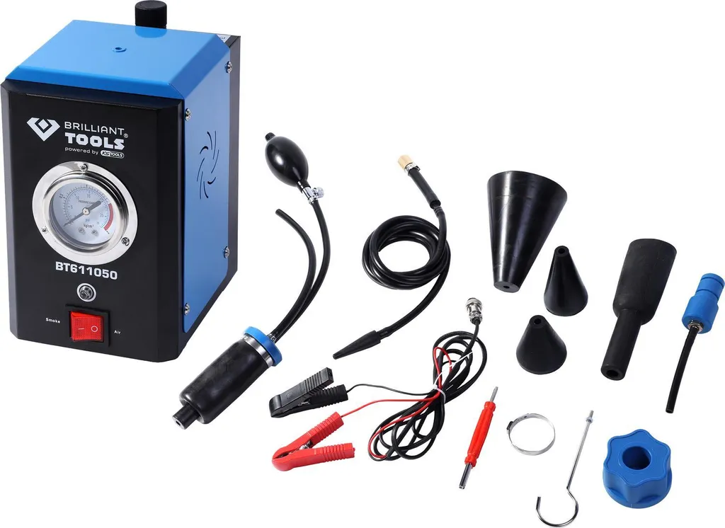 Machine à fumée pour détection de fuites avec kit complet de 12 pièces