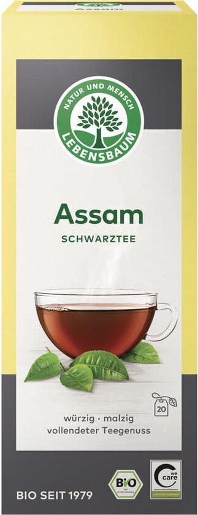 HERBATA CZARNA ASSAM BIO (20 x 2 g) 40 g - LEBENSBAUM