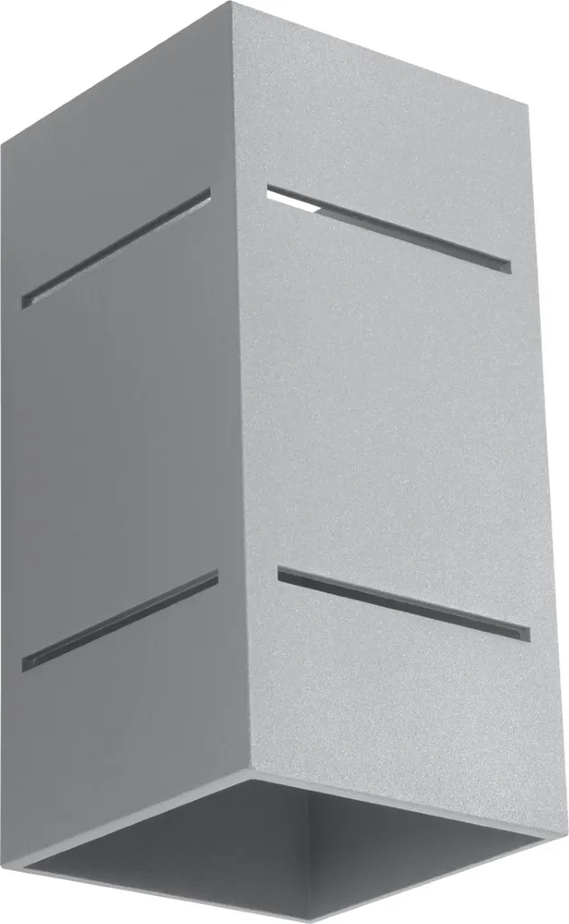 Applique murale VEZIR en aluminium G9 gris anthracite par LUMILO