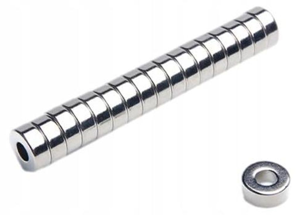 Neodym-Ringmagnet MP 10x4,3x4 N38, 50 Stück