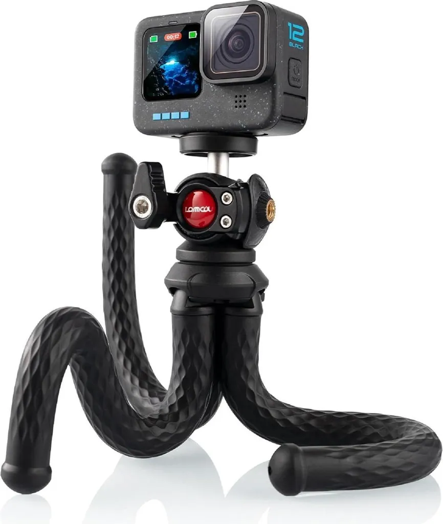 Trépied Flexible Stable pour GoPro Hero 13 12 11 - Évitez les Images Floues