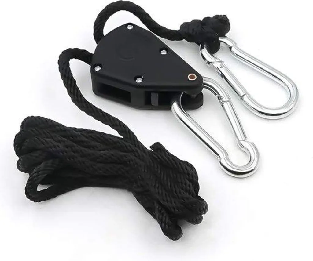 Suspension réglable pour éclairage végétal, boucle de câble 1/8 x8