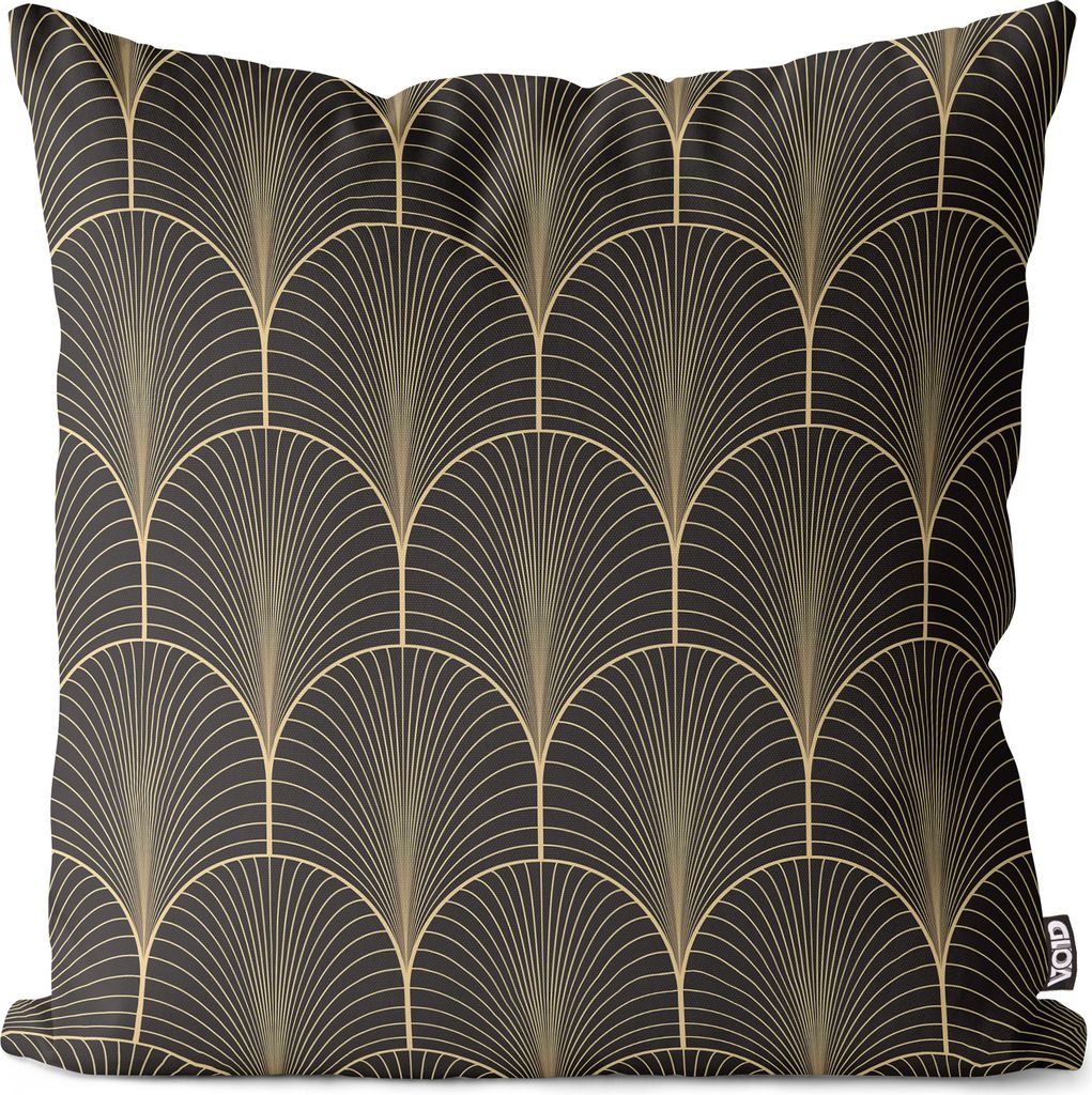 VOID Vintage Japan Bogen Wellen Kissenbezug Kissenhülle Polyester Dekoration Outdoor Dekokissen