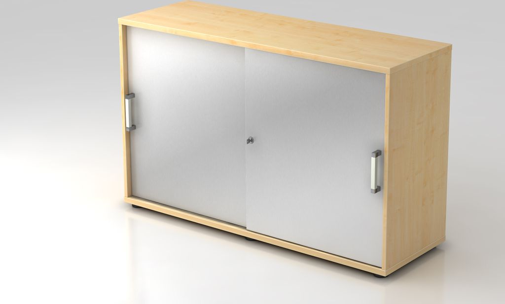 Schiebetürschrank 1752S CE, 2 OH 120 x 40 x 74,8 cm (BxTxH)