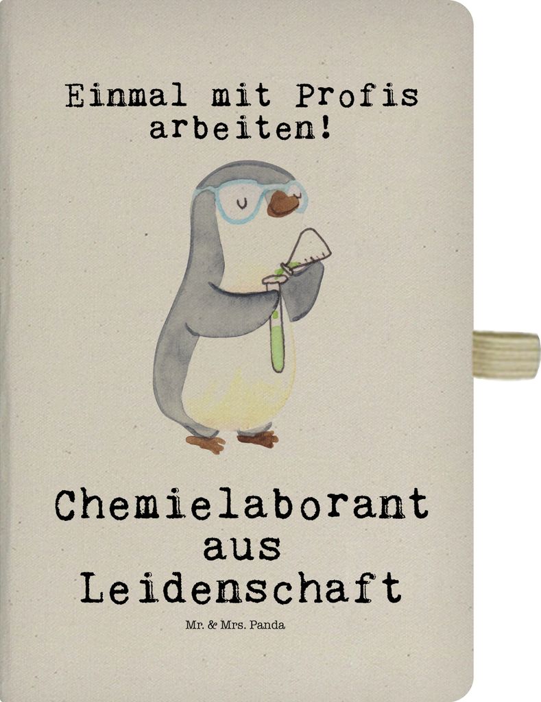 Mr. & Mrs. Panda Tagebuch Chemielaborant Leidenschaft - Produktbild 