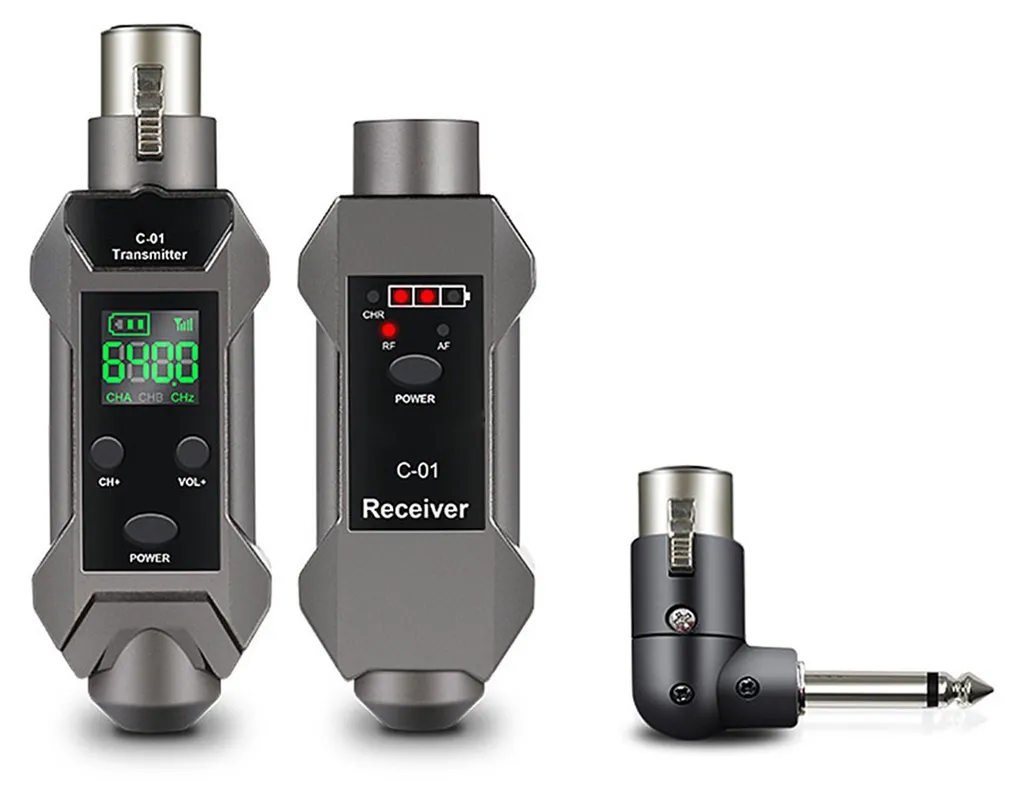 Système XLR sans fil 5.8GHz, Portée 50m, Latence < 5ms pour Micros
