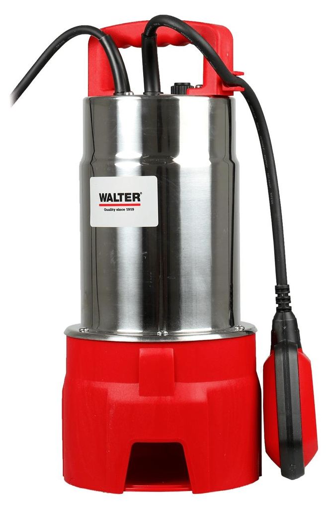 WALTER Schmutzwasserpumpe 1100 W, 20.000 L/h Fördermenge, 8 Produktbild 