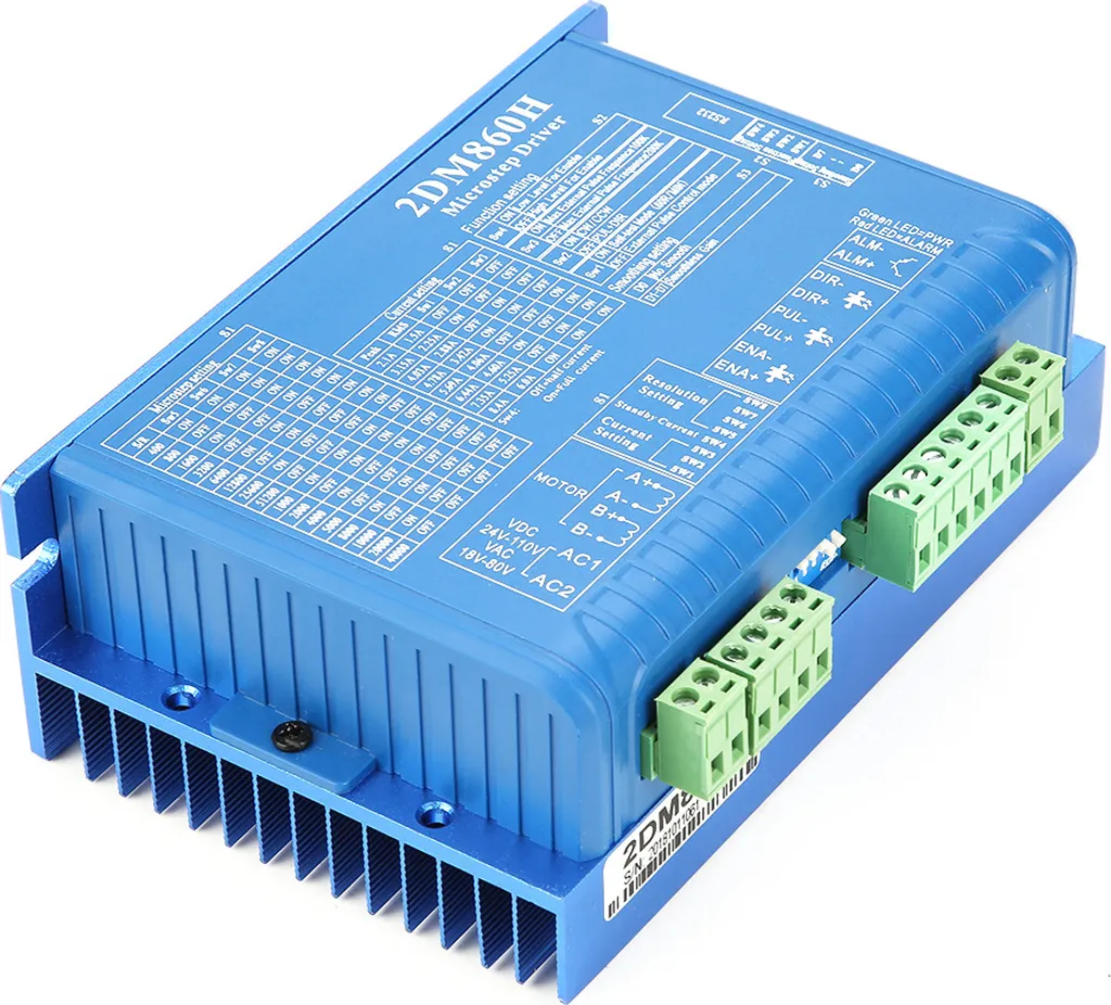 Driver moteur pas à pas 2DM860H avec technologie DSP et courant de 8,4A