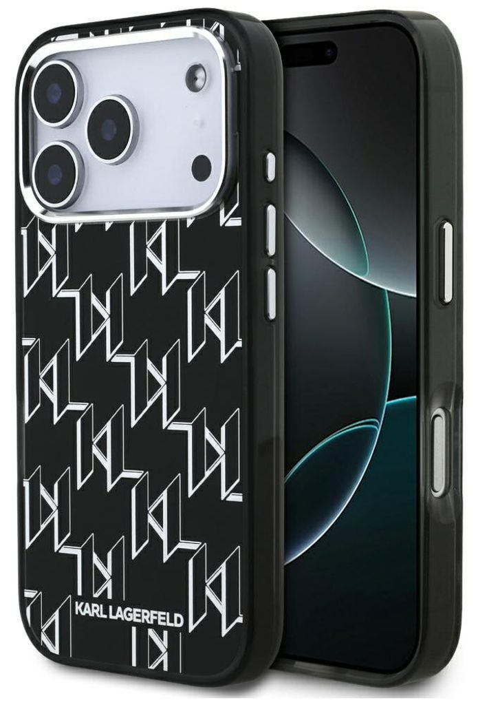 Etui Karl Lagerfeld Iml Kl Monogram, geschikt voor iPhone Productafbeelding 