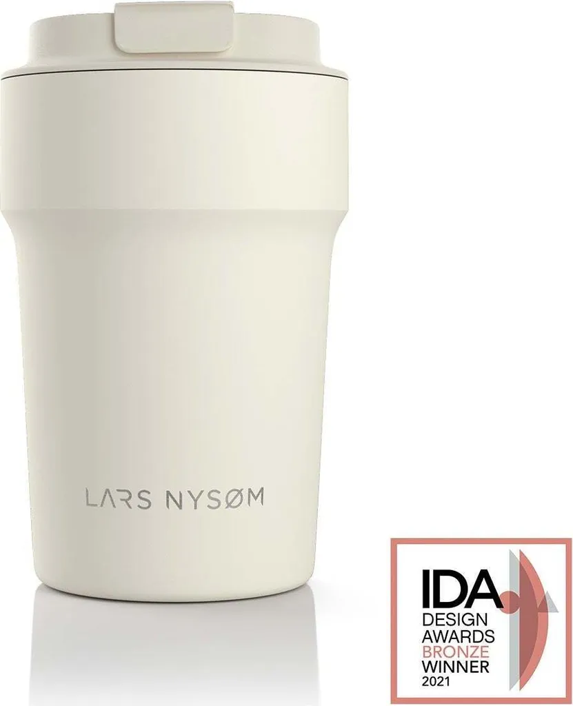 Mug Termico LARS NYSØM 380 ml Buttercream | Design Svedese Inox