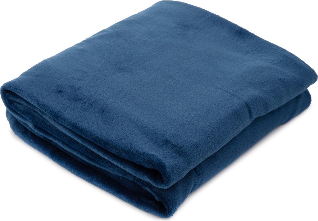 HOMLA B2ROTE Decke navy blau 150x200 cm