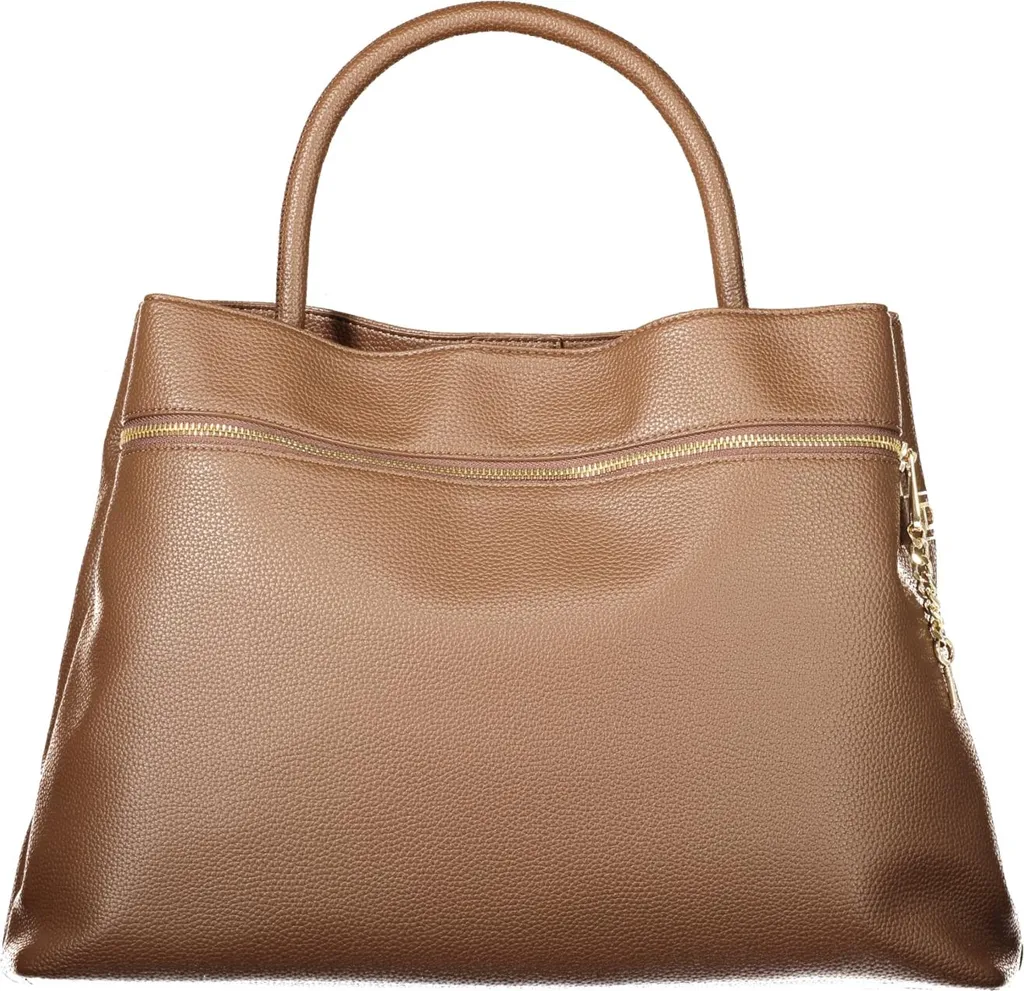 Sac à main marron avec bandoulière et multi-compartiments pour femme