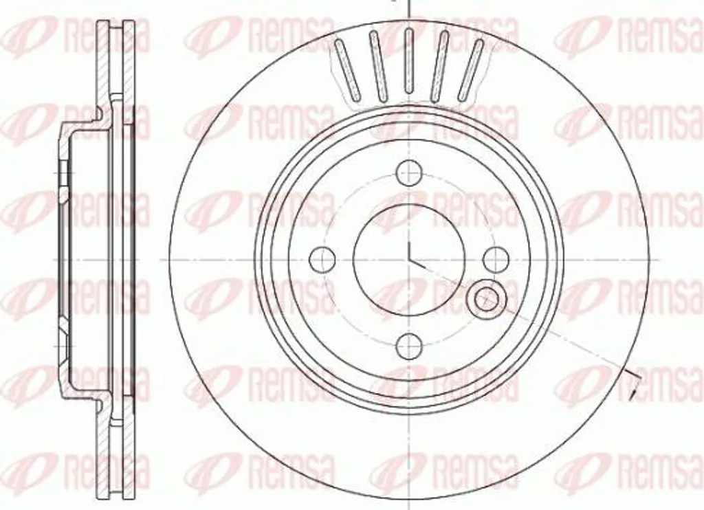 Disque de frein anti-vibration OE 34111502891 pour Mini Cooper