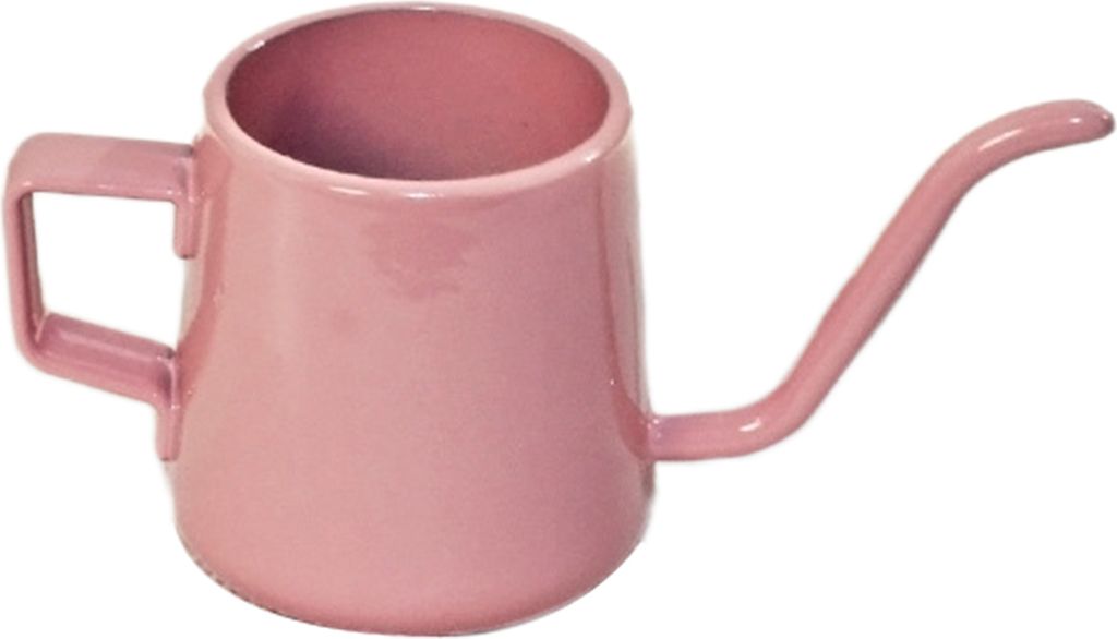 Dollhouse Kaffeekanne frische Farbe Safe Legierung Küche Miniature Teetasse für Geschenk-Rosa