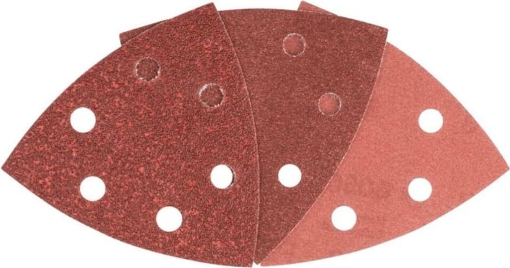Bosch Schleifblatt 10 Stück 93 mm, Körnung 60/80/120/180/240 für Deltaschleifer