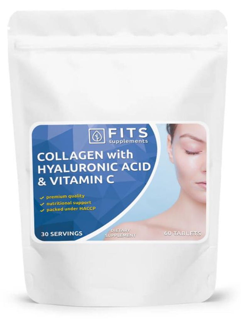 Kollagen mit Hyaluronsäure und Vitamin C, 60 Tabletten