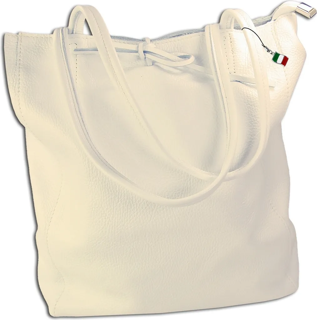 Borsa Shopper Florence Beige OTM107I: Must-Have in Pelle con Tracolla